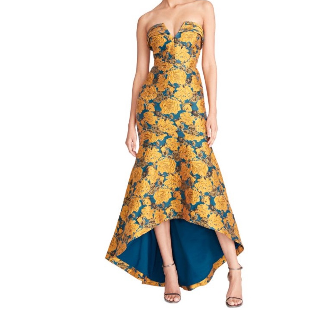 THEIA - Octavia Floral Fit-&-Flare Gown - Size 4 - SAMPLE NWT